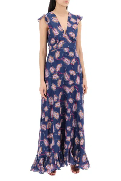 Saloni Maxi Cotton And Silk Emma Dress.