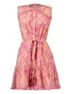 Saloni Pixie Dress In Pink