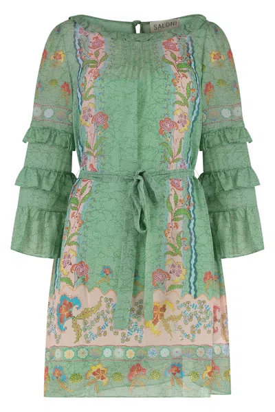 Saloni Printed Dress