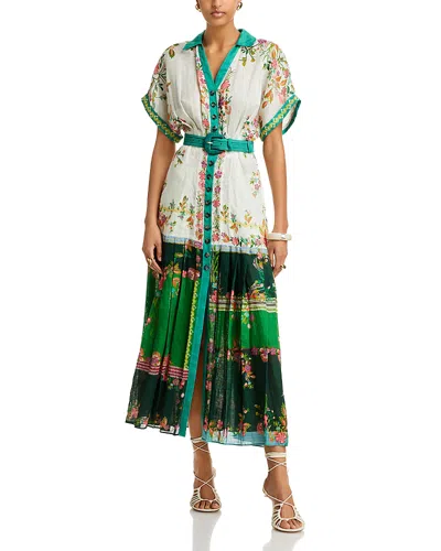 SALONI RIYA B LINEN DRESS