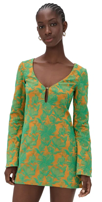 Saloni Sade D Tunic Dress Raja In Green