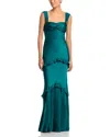 Saloni Selma Dress In Green