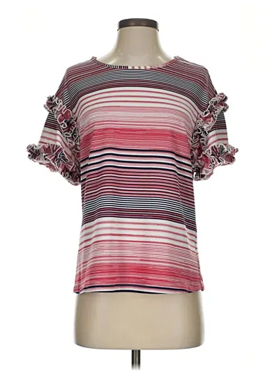 Pre-owned Saloni Short Sleeve T-shirt In Pink