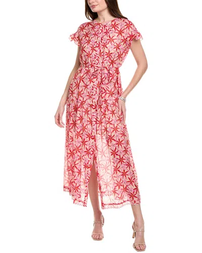 Saloni Silk-blend Shirtdress