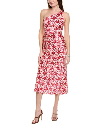 Saloni Silk Maxi Dress In Multi