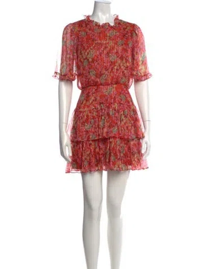Pre-owned Saloni Silk Mini Dress