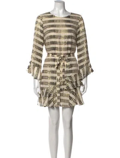 Pre-owned Saloni Silk Mini Dress