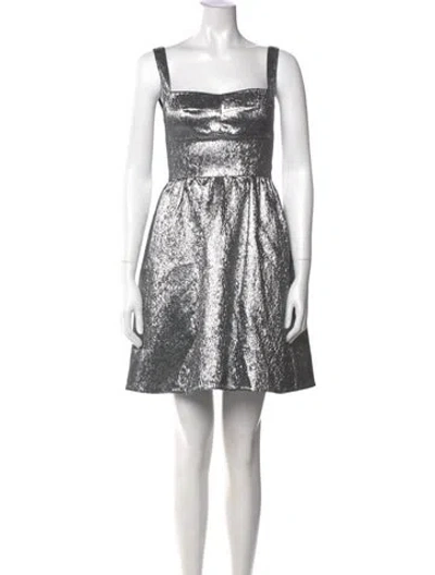 Pre-owned Saloni Silk Mini Dress W/ Tags