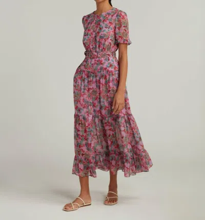 SALONI SOPHIE DRESS IN MULBERRY BLUSH
