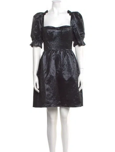 Pre-owned Saloni Square Neckline Mini Dress W/ Tags