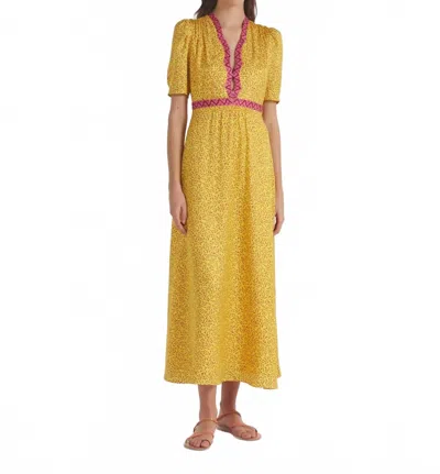 SALONI TABITHA MIDI DRESS IN AMBRA SUNRISE