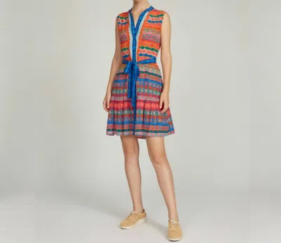 Saloni Tilly Dress In Rainbow Spectrum In Multi