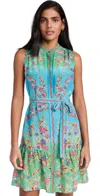 Saloni Tilly Dress In Summer Wreath In Summer Wreath Plmt