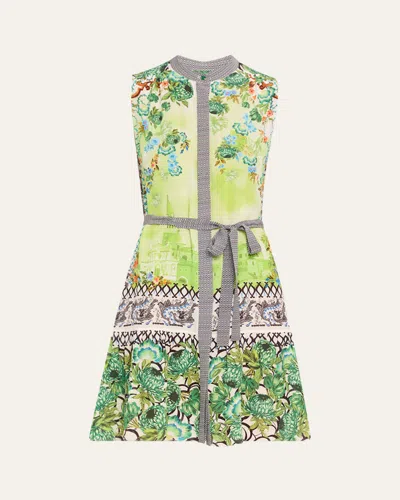 Saloni Tilly Drop Waist A-line Mini Dress