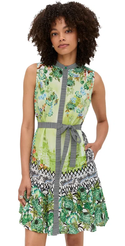 Saloni Tilly Silk Dress Galleria Plmt