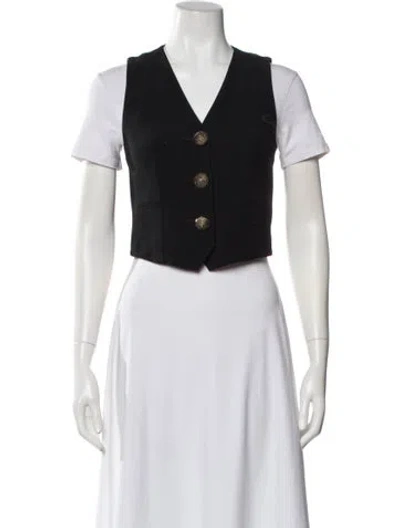 Pre-owned Saloni Vest In Blue