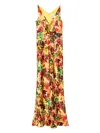 Saloni Wilhelmina Maxi Dress In Yellow