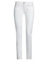 Salsa Jeans Woman Jeans White Size 27w-30l Cotton, Elastane