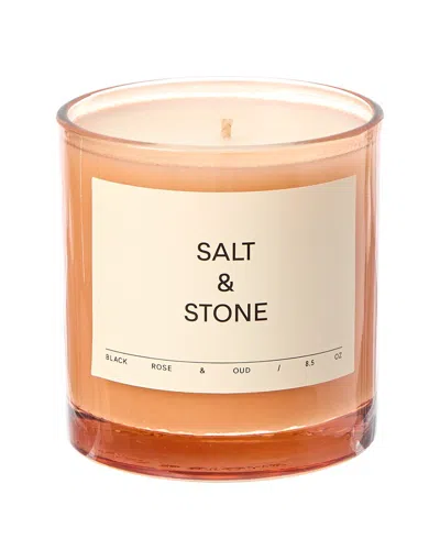 Salt & Stone 8.5oz Black Rose & Oud Candle