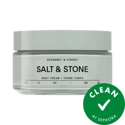Salt & Stone Bergamot & Hinoki Body Cream 6.7 Oz/198 ml