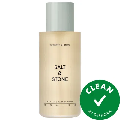 Salt & Stone Bergamot & Hinoki Body Oil 3.8 Oz/112 ml