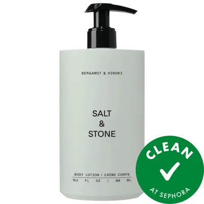 SALT & STONE BERGAMOT & HINOKI HYDRATING BODY LOTION WITH NIACINAMIDE 15 OZ / 450 ML