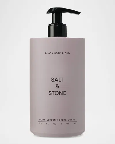 Salt & Stone Black Rose & Oud Body Lotion, 15 Oz.