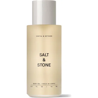 Salt & Stone Body Oil In Transparent
