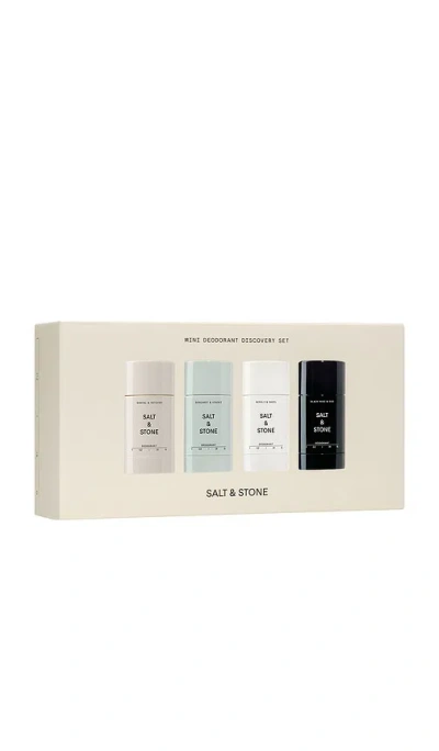 Salt & Stone Mini Deodorant Discovery Set In N,a