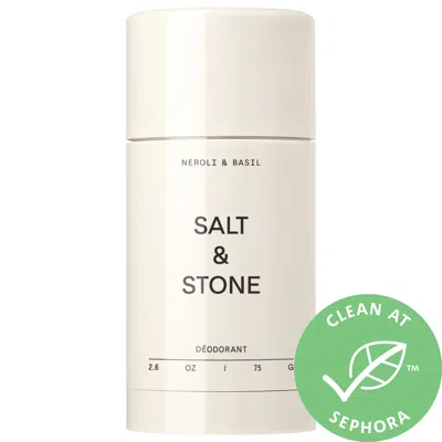 Salt & Stone Neroli & Basil Extra-strength Aluminum-free Deodorant 2.6 oz In White
