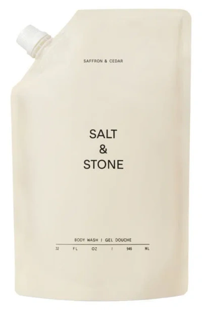 Salt & Stone Saffron & Cedar Body Wash