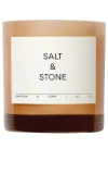 Salt & Stone Saffron & Cedar Candle In Saffron & Cedar