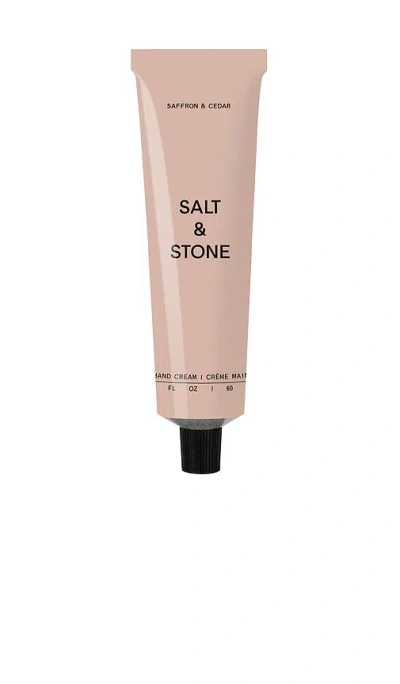 Salt & Stone Saffron & Cedar Hand Cream In N,a