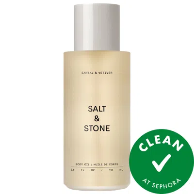 Salt & Stone Santal & Vetiver Body Oil 4 Fl oz / 118 ml 3.8 Oz/112 ml