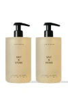 Salt & Stone Santal & Vetiver Body Wash Duo $72 Value