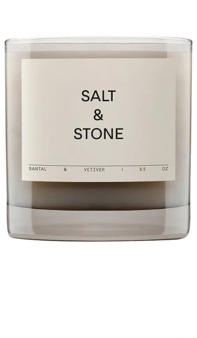 Salt & Stone Santal & Vetiver Candle In N,a