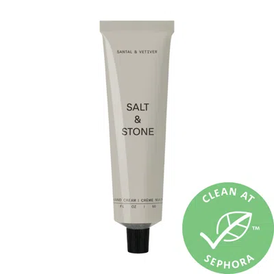 SALT & STONE SANTAL & VETIVER NOURISHING HAND CREAM WITH NIACINAMIDE + SEAWEED EXTRACT 2 OZ / FILLSIZESEQUENCE:1