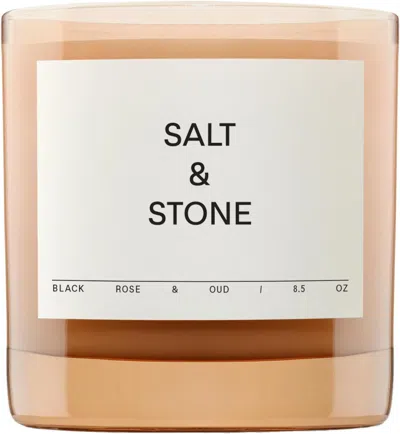 Salt & Stone Unisex Black Rose & Oud 8.5 oz Scented Candle 711221984405