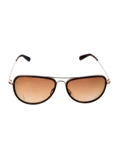 Pre-owned Salt Aviator Gradient Sunglasses In Multi