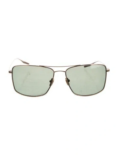 Pre-owned Salt Aviator Tinted Sunglasses In Gold