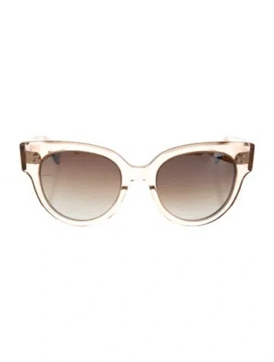 Pre-owned Salt Cat-eye Gradient Sunglasses In Neutral