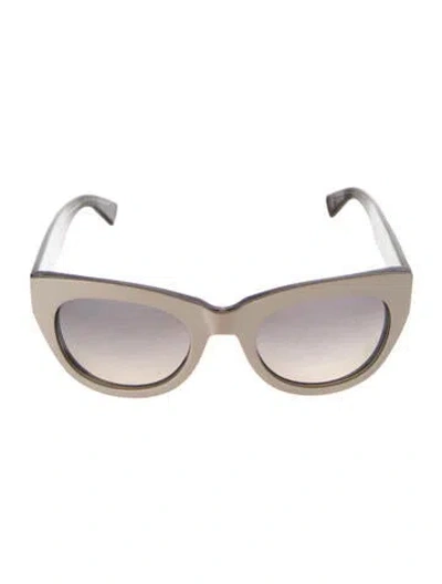 Pre-owned Salt Cat-eye Gradient Sunglasses In Neutral