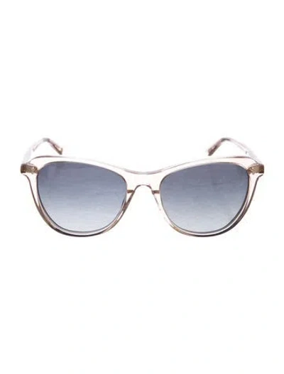 Pre-owned Salt Cat-eye Gradient Sunglasses In Neutrals
