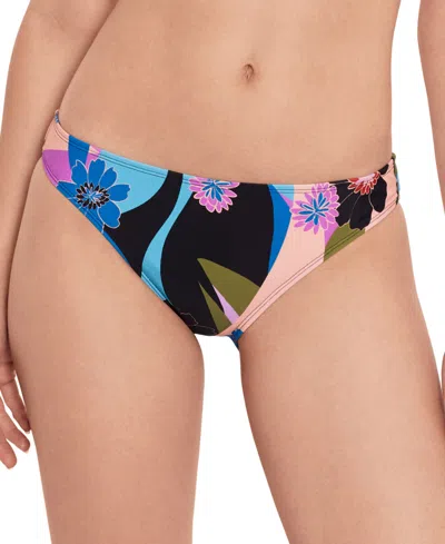 Salt + Cove Juniors' Blooming Wave Hipster Bikini Bottoms, Created For Macy's In Multi