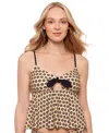 Salt + Cove Juniors' Bow-front Flounce Tankini Top, Exclusively At Macy's In Linen