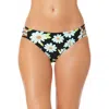 Salt + Cove Juniors Daisy Dance Womens Floral Print Strappy Swim Bottom Separates In Multi