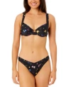 Salt + Cove Salt Cove Juniors Floral Print Scoop Neck Bralette Bikini Top V Front Hipster Bottoms Exclusively At In Floral Bouquet