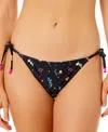 Salt + Cove Juniors' Floral Side-tie Bikini Bottoms, Exclusively At Macy's In Multi