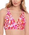 SALT + COVE JUNIORS' FLUTTER BY X-BACK BIKINI TOP