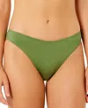 Salt + Cove Juniors' Lurex Hipster Bikini Bottoms, Exclusively At Macy's In Olive